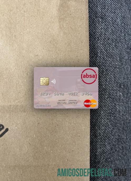 Seychelles Absa Bank Seychelles Mastercard Photolook Frente exemplo real